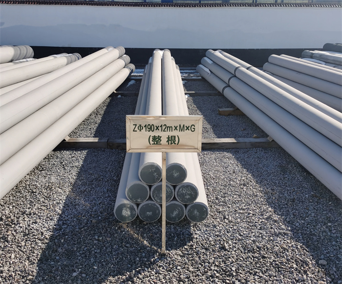 路桥190×12米钢筋混凝土水泥电线杆